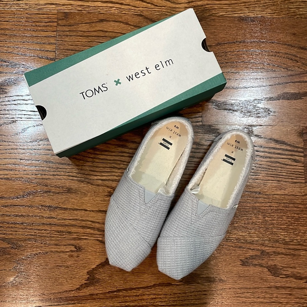 Tom’s x West Elm slippers - Knit Earthwise vegan slippers